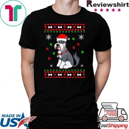 Schnauzer Christmas T-Shirt