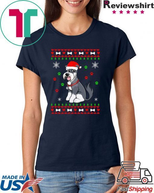 Schnauzer Christmas T-Shirt