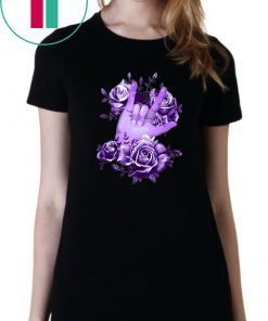 Sign language rose purple Shirt