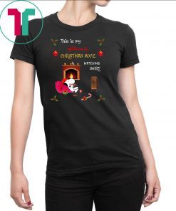 Snoopy this is my hallmark christmas movie watching shirt