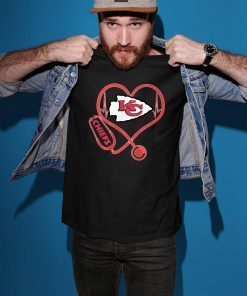 Stethoscope kansas city chiefs nfl shirt