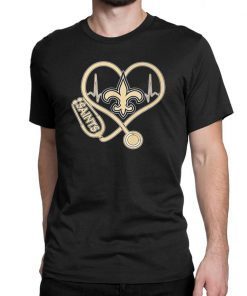 Stethoscope new orleans saints nfl Shirt