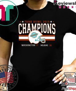 Tank Bowl Champs 2019 Shirt