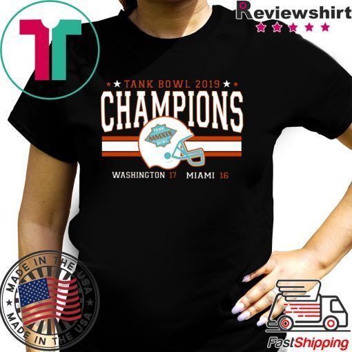 Tank Bowl Champs 2019 Shirt