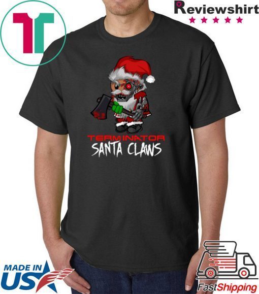 Terminator Santa Claws Christmas Shirt