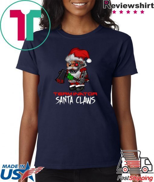 Terminator Santa Claws Christmas Shirt