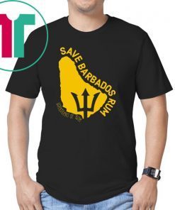 The Save Barbados Rum Slim shirt