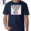 The poltics of the christian right have nothing to do with the teaching of christ shirt