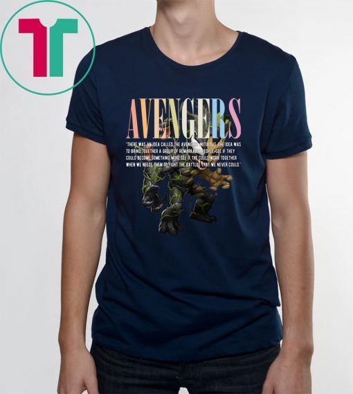 There was an idea called the Avengers initiative shirt