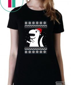 Trex Santa Dino Christmas T-Shirt