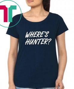 Offcial Trump Where’s Hunter T-Shirt