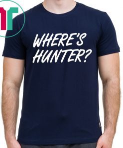 Trump trolls Joe Biden Where’s Hunter 2020 T-Shirt