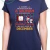 Underestimate Woman December Watches Hallmark Christmas Movies Snoopy And Charlie Brown T-Shirt