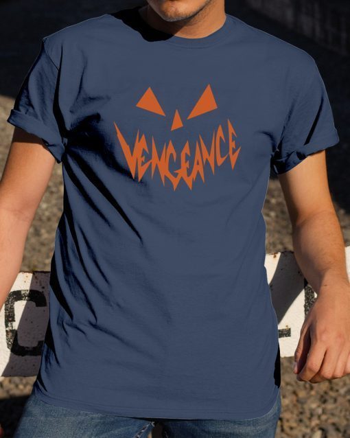 Vengeance Vengeance Pumpkin Face Halloween Shirt