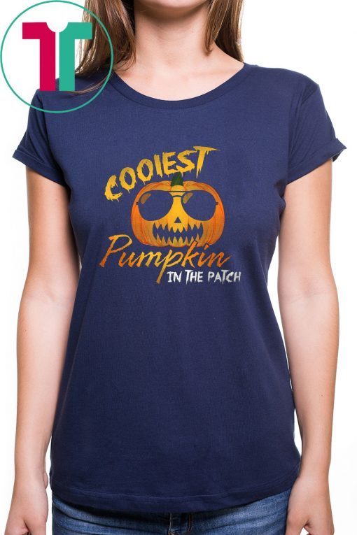 Vintage Coolest Pumpkin In the Patch Halloween Costume T-Shirt