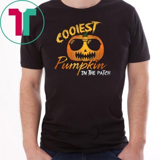 Vintage Coolest Pumpkin In the Patch Halloween Costume T-Shirt