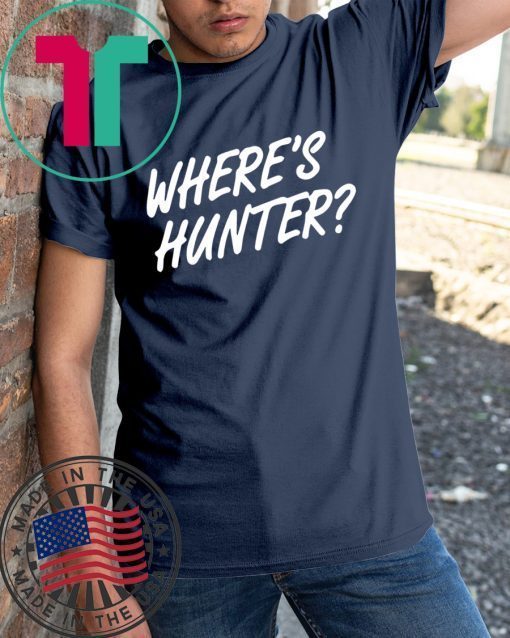 Buy Where’s Hunter Tee Shirt Cool Gift