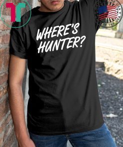 Where’s Hunter Tee Shirts