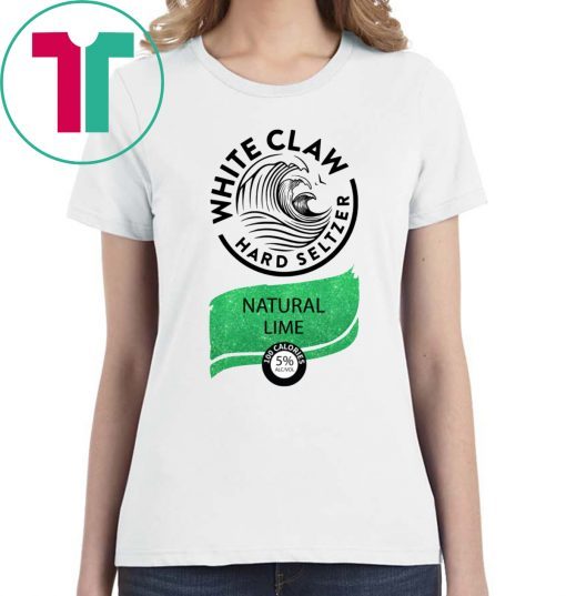 White Claw Halloween Costume Natural Lime Tee Shirt