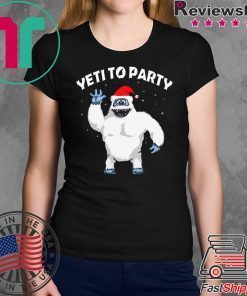 Yeti to Party Christmas T-Shirt