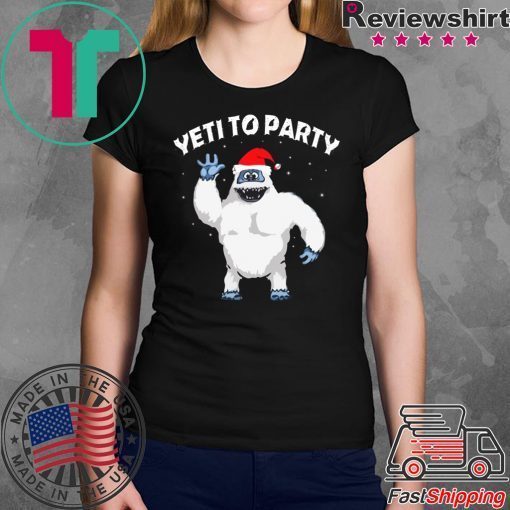 Yeti to Party Christmas T-Shirt