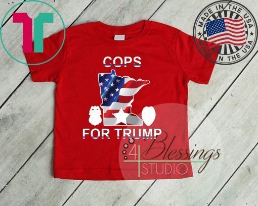 Cops for Trump Minnesota Shirt for sale