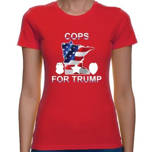 cops for trump shirts red color