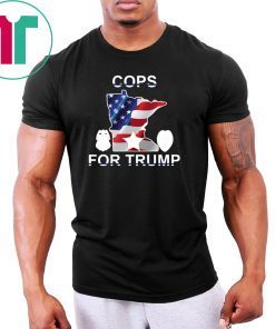 cops for trump shirts red color