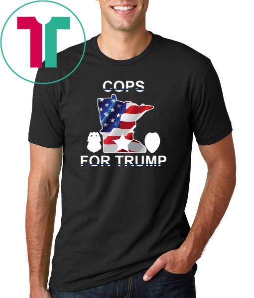 cops for trump tshirt minneapolis pd union T-Shirt Vote Trump 2020