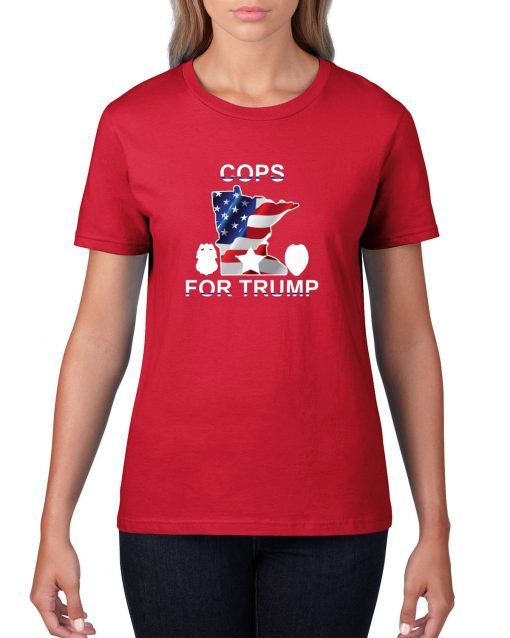 cops for trump tshirt minneapolis pd union T-Shirt Vote Trump 2020