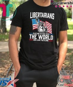 libertarian t shirts American Flag Lady Liberty Libertarian Tee Shirt