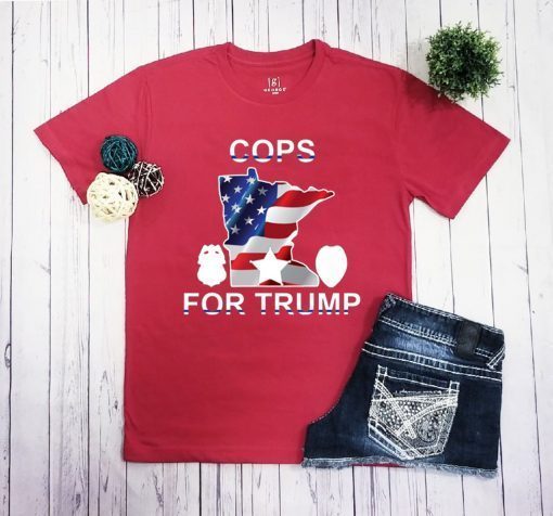 minneapolis police union federation cops for trump shirt