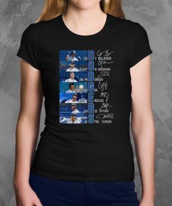 mlb los angeles dodgers signatures shirt
