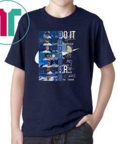 mlb los angeles dodgers signatures shirt