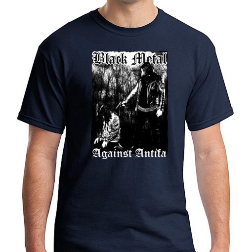 Mens ‘Black Metal Against Antifa’ Behemoth’s Nergal Reveals Shirt