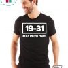 19-31 Stay in Fight Washington Baseball Series National W T-Shirt