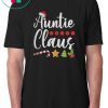 AUNTIE CLAUS SANTA HAT CHRISTMAS SHIRT