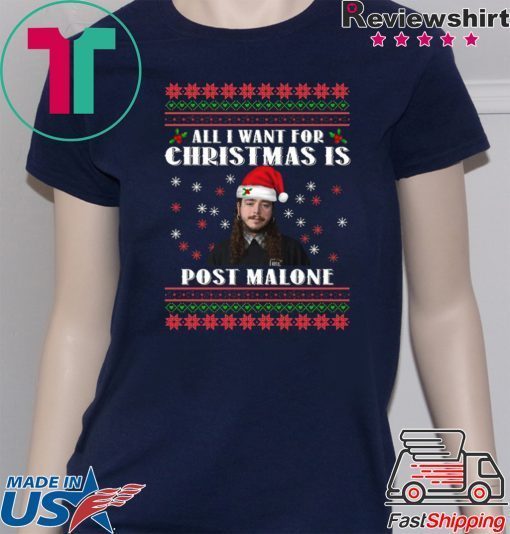 All I want for Christmas is Post Malone T-Shirt