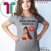 Ariana Grande Opening Christmas Present Like T-Shirt