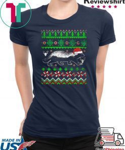 Awesome Ugly Christmas Honey Badger shirt