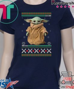 BABY YODA STAR WAR MANDALORIAN CHRISTMAS T-Shirt