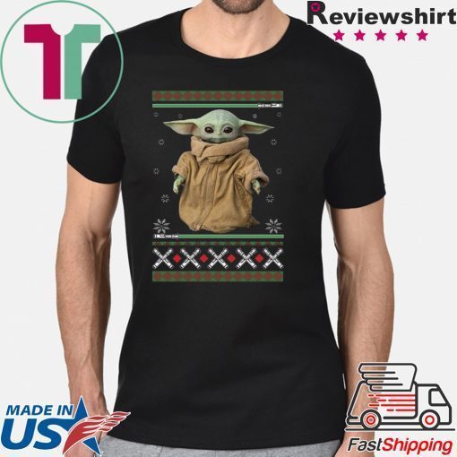 BABY YODA STAR WAR MANDALORIAN CHRISTMAS T-Shirt