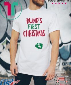 BUMPS FIRST CHRISTMAS MATERNITY SHIRT