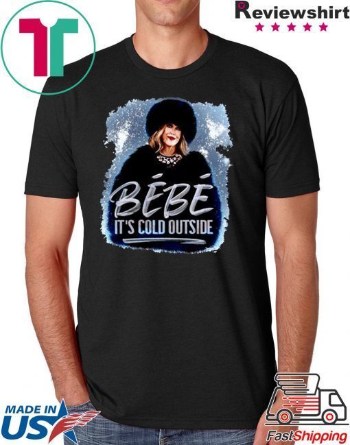 Bebe it’s cold outside moira rose shirt