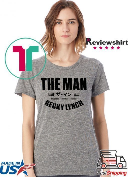 Becky Lynch The Man Est 2018 Authentic T-Shirt