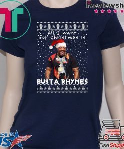 Busta Rhymes Rapper Ugly Christmas T-Shirt