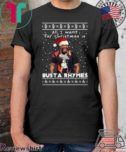 Busta Rhymes Rapper Ugly Christmas T-Shirt