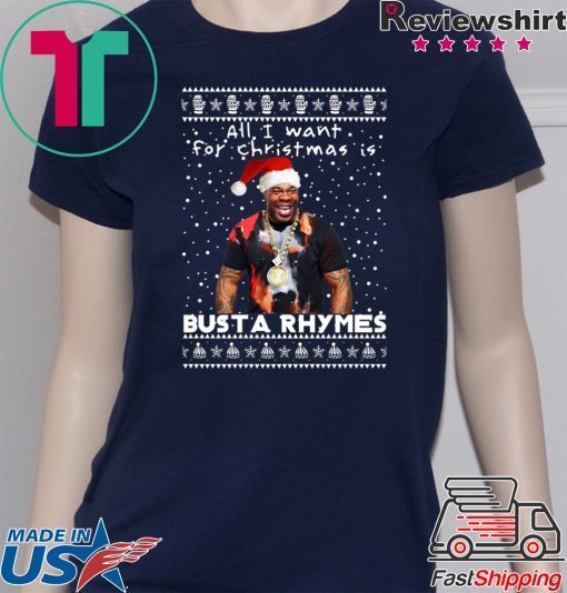 Busta Rhymes Rapper Ugly Christmas T-Shirt