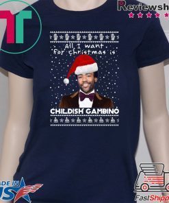 Childish Gambino Rapper Ugly Christmas T-Shirt