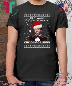 Childish Gambino Rapper Ugly Christmas T-Shirt